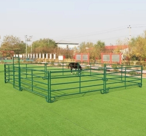 Paneles de valla de paddock redondos galvanizados en caliente personalizados para caballos/recintos de caballos de granja baratos Panel de corral/Panel de patio de caballos - Product Image 5