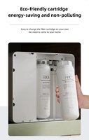 Système de filtration d'eau par osmose inverse et ultrafiltration sous évier pour eau potable domestique