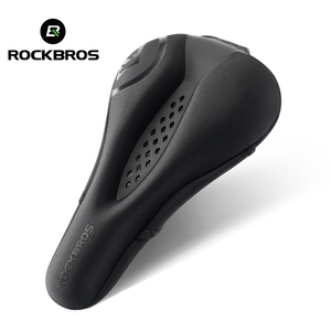 ROCKBROS-Funda de asiento de <span class=keywords><strong>bicicleta</strong></span>, cojín transpirable para <span class=keywords><strong>bicicleta</strong></span> de montaña o carretera, <span class=keywords><strong>gel</strong></span> acolchado suave, accesorios para <span class=keywords><strong>bicicleta</strong></span> - Product Image 6