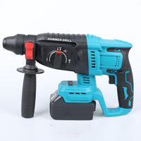 Robuste 20V Li-ion 800W Entrée Puissance Sans Fil 1 pouce SDS Plus Perceuse À Marteau Rotatif 26mm Brushless DIY Portable