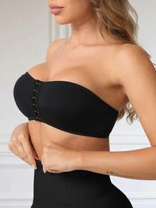 Soutien-gorge sans bretelles d'été pour femmes, ensemble de lingerie bralette <span class=keywords><strong>tube</strong></span>, brassières pour femme, hauts bandeau dos nu, sous-vêtements débardeur - Product Image 2