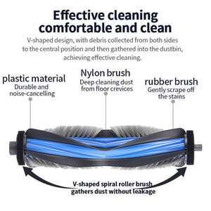 ECOVACS <span class=keywords><strong>Debot</strong></span> X11 Pro Omni Robot Aspiradora Kit de piezas de repuesto Ajuste del lado principal Cepillo giratorio Rodillo Mopa Almohadilla Filtro HEPA Bolsa de polvo Eléctrica - Product Image 3