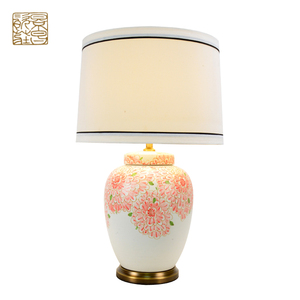 Jarrón de Porcelana <span class=keywords><strong>Rosa</strong></span> Estilo Art Deco Chino al por Mayor, con Pintura de Flores, Florero de Cerámica para Mesa - Product Image 3