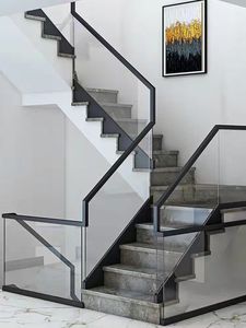 Barandilla de Aluminio Contemporánea para <span class=keywords><strong>Escaleras</strong></span>, Barandillas de Pared, Instalación DIY, Barandillas para Apartamentos - Product Image 4