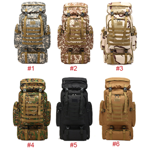 Mochila Táctica Impermeable de Gran Capacidad de 80l, Multifuncional, de Camuflaje Oxford, para Senderismo - Product Image 5