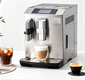 19bars Professional Fully Automatic <b>Espresso</b> Coffee Maker With One Touch Operation 5-10 <b>Cup</b> Capacity for Snack & Bakery Use Prof - Product Image 1