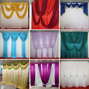 Rideaux <span class=keywords><strong>de</strong></span> scène verts Rideaux <span class=keywords><strong>de</strong></span> cadre <span class=keywords><strong>de</strong></span> support Panneau <span class=keywords><strong>de</strong></span> toile <span class=keywords><strong>de</strong></span> fond pour événement <span class=keywords><strong>de</strong></span> mariage simple du fournisseur chinois - Product Image 2