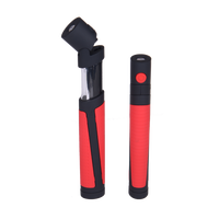 2W Faltbare Ausziehbare Taschenlampe COB Trockenbatterie LED-Arbeitsleuchte mit 6000K Tageslicht 120° Abstrahlwinkel für Werkstatt & Outdoor-Einsatz
