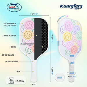 Высокое качество, на заказ, углеродное волокно, <span class=keywords><strong>Pickleball</strong></span> Paddle, весло, T700, 18K PP, сотовый сердечник, <span class=keywords><strong>pickleball</strong></span>, сетчатый чехол - Product Image 3