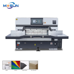 Mosun Papiersnijder Guillotine Hydraulische Automatische 920Mm Zware Kartonnen Golfkartonnen Verpakking - Product Image 1