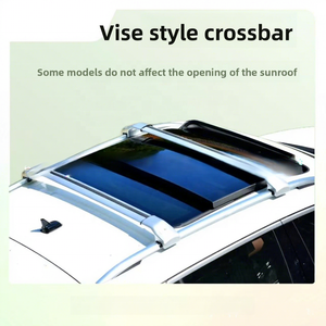 Barres transversales de toit en alliage d'aluminium épaissi de type Vise pour <span class=keywords><strong>porte</strong></span>-bagages universel - Product Image 3