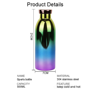Bouteille d'eau isotherme Topnovo personnalisée en gros pour enfants, en acier inoxydable 18/8 galvanisé avec couvercle - Product Image 4