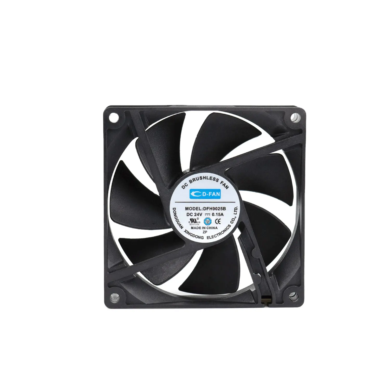 High quality cooler 9025 90mm 12v cooling flow fan 24v 2800rpm brushless dc axial fan