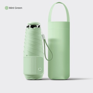 50% Ultra-Light Pocket <b>Umbrella</b> Black Rubber Sunscreen Rain Dual-Use Female Sun <b>Umbrella</b> Manufacturers Spot Wholesale Printing - Product Image 6