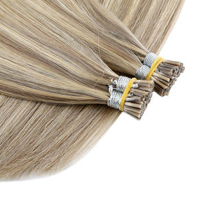 Extensions de cheveux humains pré-collées K.SWIGS, 100% cheveux vierges Remy, pointe en kératine, sans perte de cheveux, couleur naturelle, pour salon. - Product Image 5