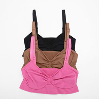 Sujetador Push-Up Sin Costuras para Mujer Talla Grande HEXIN, Oferta, Inalámbrico, Ajustable, Múltiples Colores, Sin Rastro, Transpirable, Lencería