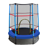 Red de gimnasia cama elástica trampolín interior para niños trampolín redondo para saltar trampolín para niños con red protectora