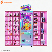 Machine à griffes commerciale certifiée qualité, à monnayeur, pour cadeaux, avec armoire à prix lumineuse et clé esclave