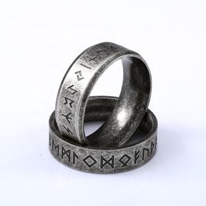 Bague Viking en Acier Inoxydable 316 Étanche pour Homme, Style Antique Argenté, Audacieuse, Foncée, Rébellienne, Bijou Punk Motard Unique pour le Quotidien - Product Image 5