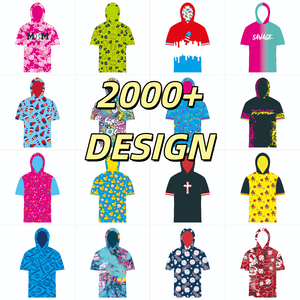FQ Custom Wholesale Baseball Short Sleeve Hoodie Practice Training Warm up Youth Kids Baseball Shirt UPF50+ Camo Trendy Teamwear - Product Image 2