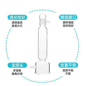 Tour de séchage en verre dépoli de 250 ml et 500 ml, flacon tampon pour laboratoires de collèges et lycées - Product Image 1