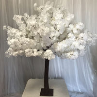 4ft 5ft Künstlicher Kirschblütenbaum in Flieder-Lila als Hochzeitstisch-Mittelstück, Seidenblumenbaum für Event- und Partytischdekoration