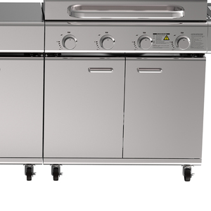 Cocina Profesional Comercial Grande de Carbón para Exteriores, de Acero Inoxidable, Estilo Americano, Modelo T8384, Cocina 01 para Exteriores - Product Image 2