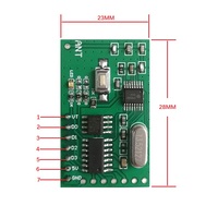 Module récepteur à code roulant de haute qualité HCS301, télécommande RF à 4 boutons 433,92 MHz, module récepteur HCS301 décodant 433 MHz