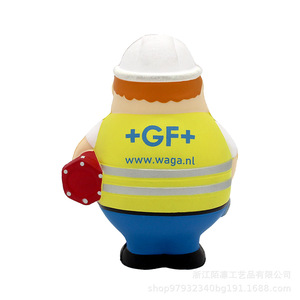 Pu Foam Wrench Worker Shape High <b>Rebound</b> Stress Relief Toy Decoration Gift For 8 To 13 Years Unisex - Product Image 2