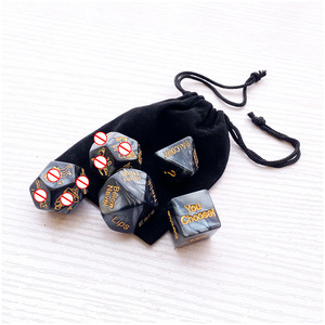 Set de Dados Eróticos Tallados 5 en 1 de Amazon, Posiciones para Adultos, Luminosos, en Inglés, Productos Sexuales para Coqueteo, Placer en el Comercio Exterior - Product Image 4