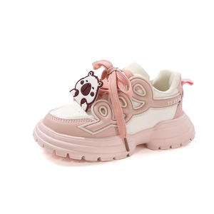 2025 New Girls' Casual Sports <b>Shoes</b> with Soft Bottom Cartoon Fashion Design for Spring Autumn Mesh Insole for Dad's Boys Running - Product Image 3