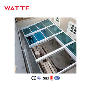 Sistema di Copertura Isolante Atrium con Lucernario Scorrevole Motorizzato Elettrico in Vetro Temperato Laminato - Product Image 5