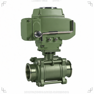 COVNA B2Bclearance Sale Electric <b>Motor</b> Operated Valve <b>12V</b> 3 Piece on Off Electric Actuator Ball Valve Stainless Steel Ball Valve - Product Image 4