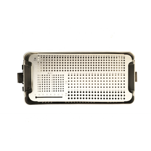 Contenitore in Acciaio Inox per Sterilizzazione con Supporto a Vite, <span class=keywords><strong>Sterilizzatore</strong></span> Autoclave Manuale, Vassoio per Strumenti Chirurgici - Product Image 3