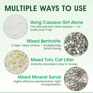 Litière pour chat de manioc de haute qualité agglomération rapide granules de manioc naturel contenu de manioc de maïs litière pour chat - Product Image 4