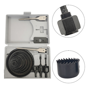 Assortiment de 8 scies cloches à grand diamètre pour créer des ouvertures pour tuyaux et conduits d'aération - Product Image 4