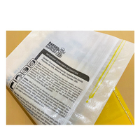 50kg pp woven transparent packaging bag for food/cereal/grain/seeds