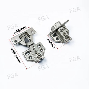 Herrajes Hidráulicos de Cierre Suave de Brazo Corto Bidireccionales para Puertas Estrechas de Muebles de Cocina, Baño y Sala de Estar - Product Image 6