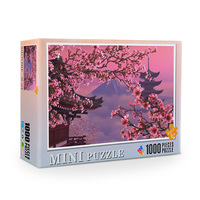 Puzzle créatif de 1000 micro-pièces en papier, motif floral Van Gogh, format de poche, cadeau de voyage, jouet éducatif