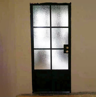 Reja de Ventana de Acero Simple con Marco de Hierro Forjado de Alta Calidad, Gran Venta
