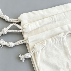 Housse de protection en toile de lin écologique avec poche à rabat, logo personnalisé, réutilisable, petite taille, pour bagages et vêtements - Product Image 5