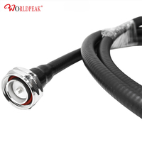 Câble coaxial EIA 1-5/8 à 7/16 DIN mâle avec assemblage de câble Superflex 1/2, faible PIM, haute puissance pour antenne de station de base