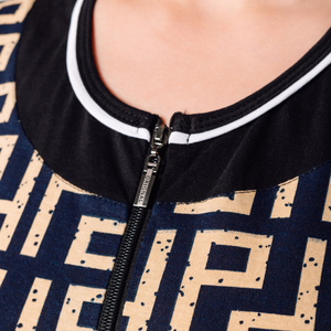 Camisón de Algodón de Manga Corta con Cuello Redondo para Mujer ZARKA al por Mayor, Cierre Frontal con Cremallera, Secado Rápido, Transpirable, Tallas 48-66, Suministro ODM - Product Image 2