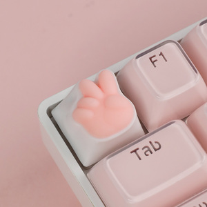 2025 <span class=keywords><strong>MG</strong></span> <span class=keywords><strong>OH</strong></span> Yea Keycaps Lapin en Résine Personnalisés, Peinture Faite Main Imprimée en 3D, 1U Compatible Cherry MX, Modèle ESC JM-LT-CG007 OEM - Product Image 3