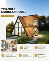 Villa de luxe préfabriquée en conteneur d'acier, design moderne, étanche, alimentée à l'énergie solaire, écologique, appartement, mini-maison pour complexe hôtelier et jardin