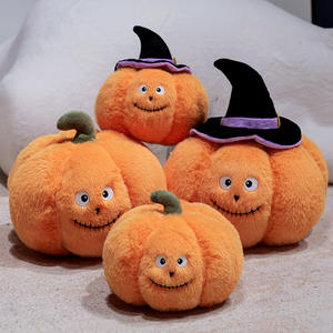 Sombrero de <span class=keywords><strong>bruja</strong></span> divertido transfronterizo al por mayor almohada de calabaza muñeco de peluche de algodón para decoración de regalo de Halloween - Product Image 1