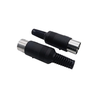 Mini-DIN-Steckdose PS/2-Stecker 4/6/8 PIN-Gehäuse Kabel halterung Stecker Buchse