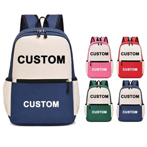 TL726 Customizable Logo School Bags Fashion Kids Teenager Student Boys Girls Backpack Promotion Gift Custom School Backpack