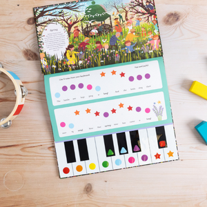 Thiết kế phổ biến trẻ em Bảng âm thanh cuốn sách với Piano trẻ em âm nhạc cổ điển âm thanh cuốn sách có thể chơi piano - Product Image 3