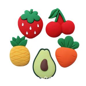 Fruta grande fresa aguacate DIY accesorios pin tocado parche Norte 8 cuentas charmsbeads resina de plástico encantos - Product Image 5